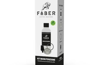 FABER COFFEE MACHINES | Kit Manutenzione macchina da caffè a cialde | decalcificante specifico per sblocco e pulizia caldaia