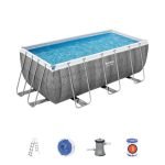 PISCINA FUORI TERRA BESTWAY RETTANGOLARE 412X201X122, COLORE RATTAN - 56722