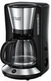 Russell Hobbs Macchina Caffè Americano - Con Filtro per Estrazione e Aroma ottimali - Max 10 tazze; Caraffa in Vetro da 1.25 L; Piastra riscaldante; Spegnimento automatico; 1100 W; Adventure 24010-56