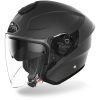 Casco Moto Jet In HPC Doppia Visiera Airoh H.20 Color Grigio Scuro Opaco TG MS