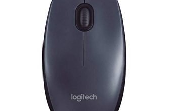 Logitech M90 Mouse USB Cablato, 1000 DPI, Mouse Ambidestro, Compatibile con PC/Mac/Laptop, Grigio