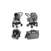 Peg Perego Burigotto Trio Sistema Modulare Leblon Colore Light Grey Con Borsa In