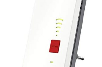 AVM FRITZ!Repeater 2400 Edition International, Ripetitore - Wi-Fi Extender Dual Band Con 1.733 Mbit/s (5 GHz) & 600 Mbit/s (2,4 GHz), Mesh, Access Point, 1x Gigabit LAN, Interfaccia In Italiano