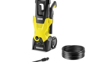 Kärcher K 3 - Idropulitrice ad Alta Pressione, 1600W, 120 bar, Idropulitrice elettrica professionale acqua fredda, con erogazione detergente integrata, 2 accessori, Giallo/Nero