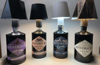 Lampada LED Bottiglia Gin Hendrick’s