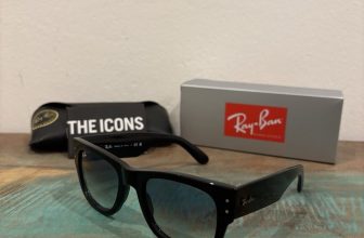 Occhiali Da Sole Ray-Ban MegaWayfarer RB0840S Lenti Graduate 901/3M Taglia 51-21