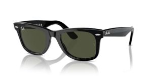 Ray-Ban Occhiali da Sole ORIGINAL WAYFARER RB 2140 Black/G- Classic Green 54/18/150 unisex