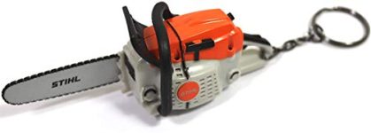 Stihl Portachiavi a motosega con suoni reali - 04209600003 - completo di batterie